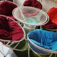 صندلی و میز مدل باغی شیک و نو