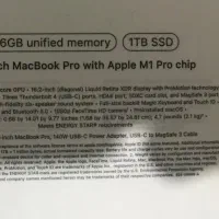 MacBook pro m1-16 inch-1tra ssd