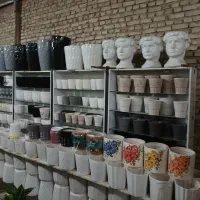 فروش فوری ۴ قفسه چوبی ایستاده۲×۱ متر