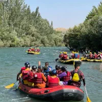 رفتینگ وقایقرانی در رودخانه زاینده رود|تور و چارتر|سامان, |دیوار