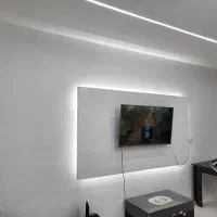 نقاشی ،سرامیک و نصب ‌tvو لاین نوری .هالوژن ولوستر