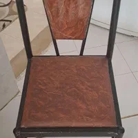 چهار عدد صندلی فلزی