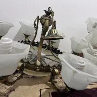 دو عدد لوستر ۸ شاخه ارزان