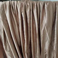 پرده ساتن رنگش کالباسی خوشرنگ