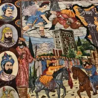 تابلو فرش دست بافت سلاطین