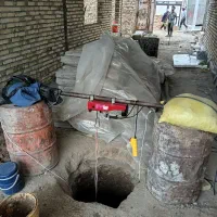 چاه کنی قیدارواطراف روستاها فاضلاب واب وغیره