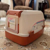ظرف خاک گربه با بیلچه