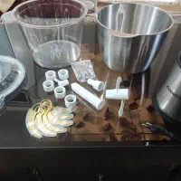 غذاساز دو کاسه شش و چهار تیغ طلایی ارسال رایگان|خردکن، آسیاب، غذاساز|مشهد, رضاییه|دیوار