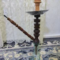 قلیان پایه بلند طرح دار