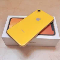 آیفون XR زرد Face ID سالم + باتری نو