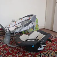 گهواره برقی و کریر نوزاد|اسباب و اثاث بچه|بروجرد, |دیوار