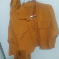 کت گوتاه بادامن رنگ اجری هست|لباس|نیشابور, فردوسی جنوبی|دیوار