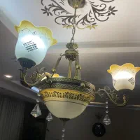 لوستر کلاسیک ۶ شعله، در حد نو