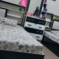 تخت خواب دخترانه با دراور
