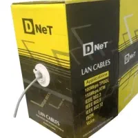 کابل شبکه CAT5E دی-نت شیلدار SFTP طول 305 متر
