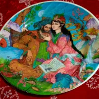ملامین قدیمی عتیقه کلکسیونی مناسب دیوار کوب