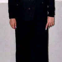 مانتو شومیز و شلوار مشکی