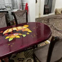 میز ناهارخوری با 4عدد صندلی