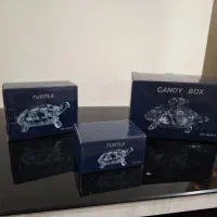 سه عدد لاکپشت کریستالی درسه سایز مختلف|مجسمه، تندیس، ماکت|تهران, صادقیه|دیوار