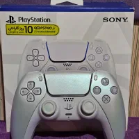 دسته PS5 رنگ سفید مرواریدی کروم و خاص