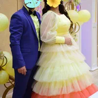 پیراهن مجلسی ( طرح پاییز، ست مادر و دختری)|لباس|رشت, کوی بیانی|دیوار