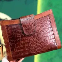 دوخت کیف چرم طبیعی گاوی