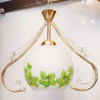 نو آکبند لوستر قائم نور مدل دوکی طلایی حباب عسلی|لوستر و چراغ آویز|تهران, فردوسی|دیوار