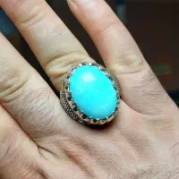 انگشتر فیروزه طبیعی نیشابور