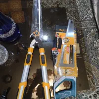 ست ۳ پارچه قیچی شمشاد زن اره تنه بری قیچی باغبانی