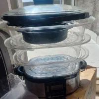 بخار پز ۳ طبقه