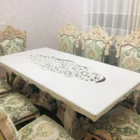 مبل ومیزنهارخوری 8 نفره سلطنتی پرکار|مبلمان خانگی و میز عسلی|تهران, پونک|دیوار