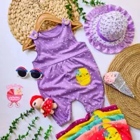 رامپرخالدار سرهمی رکابی دخترانه وسیسمونی