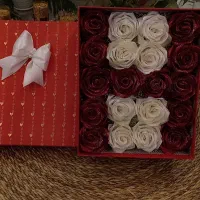 باکس و گل ربانی با بهترین متریال و حجم