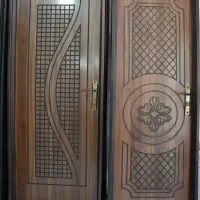 درب اتاقی چوبی با چهارچوب از دم قسط (بدون پول پیش)|مصالح و تجهیزات ساختمان|بم, |دیوار