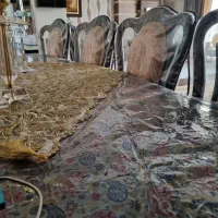 مبلمان استیل ۹ نفره ومیز نهار خوری|مبلمان خانگی و میز عسلی|اصفهان, آفاران|دیوار