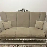 مبل  7نفره راحتی در حد اک|مبلمان خانگی و میز عسلی|کرج, شاهین‌ویلا|دیوار