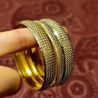 تکپوش و النگوی نقره سایز۴ نو|جواهرات|قم, باجک دو|دیوار