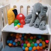 تخت کودک و نوجوان به همراه دکور و یک تخت نوزادی|تخت و صندلی بچه|تهران, مروارید شهر|دیوار