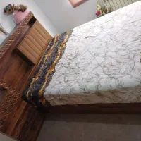 تخت دونفره وست کنسولی به همراه تشک