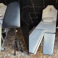 ست تخت ۳ تیکه و آرم‌رست حرفه‌ای تتو (در حد نو)