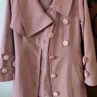 پالتو فوتر ترک صورتی اورکت برند کت فوتر خز خارجی|لباس|ساری, |دیوار