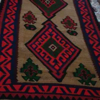 گلیم پشمی دست بافت سالم و نو