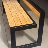 متال وود chair|میز و صندلی غذاخوری|شیراز, دوکوهک|دیوار