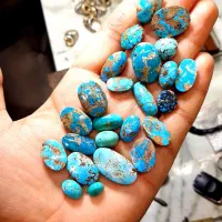 فیروزه نیشابوری طبیعی ،عقیق یمنی