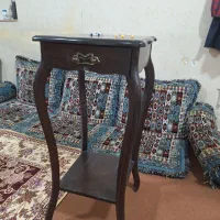 میز تلفن چوبی