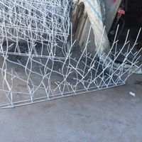 تولید حفاظ نرده روی دیوار شاخ گوزنی بوته میلگردی|خدمات پیشه و مهارت|مشهد, رده|دیوار