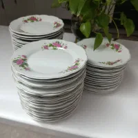 بشقاب میوه خوری گل محمدی