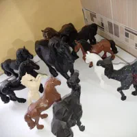 مجسمه دکوری اسب و شتر
