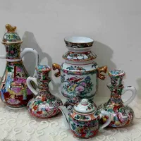 مجسمه وسبد گل چینی ودیوارکوبهای چینی|مجسمه، تندیس، ماکت|قم, امامزاده ابراهیم|دیوار