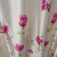 پرده ساتن، ۲عدد|پرده، رانر، رومیزی|آبدانان, |دیوار